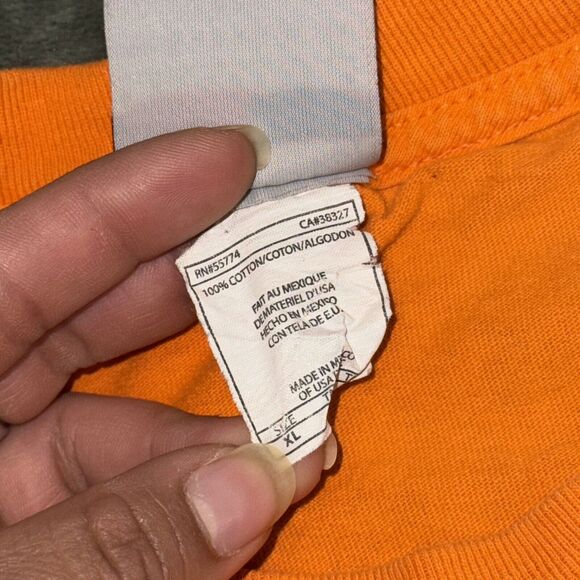 Genuine Merchandise T Shirt Men's XL Orange Detroit Tigers Tee 100% Cotton - Picture 6 of 7